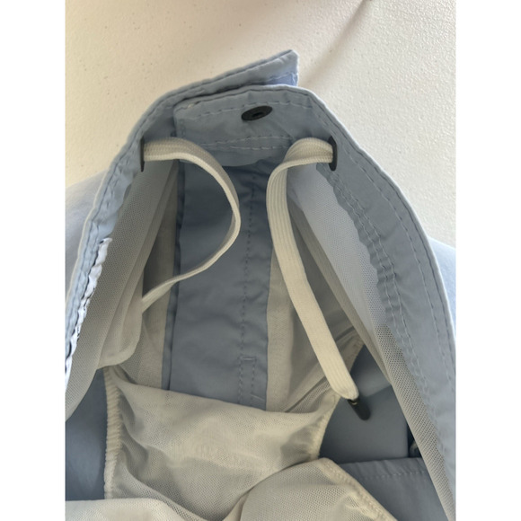 Onia Calder 6E Mens Swimsuit‎ Blue Nylon L Large Swim Trunks Shorts Flat Front - Picture 7 of 12